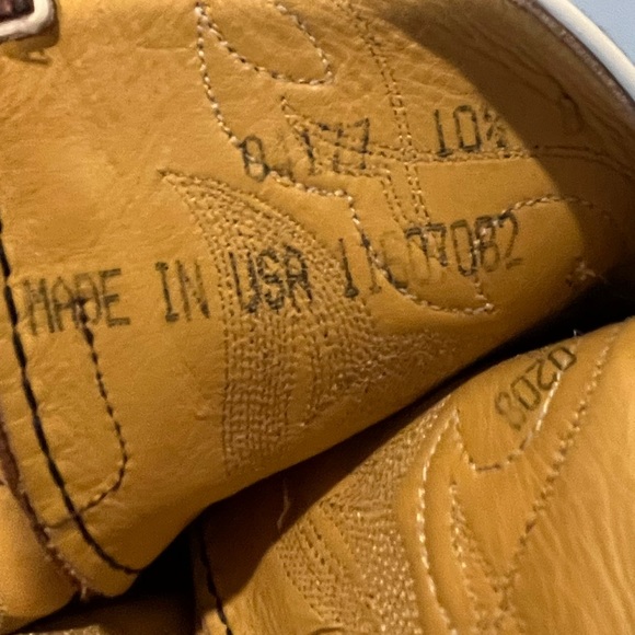 Tony Lama Ostrich cowboy boots Size 10 1/2 D - Picture 6 of 6